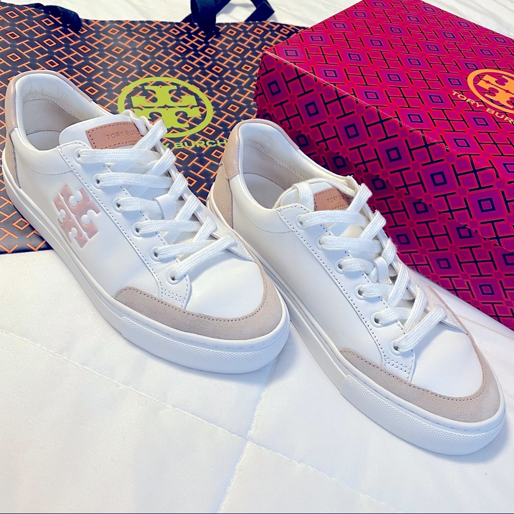 Tori Burch Andrea Colorblock Court Sneaker